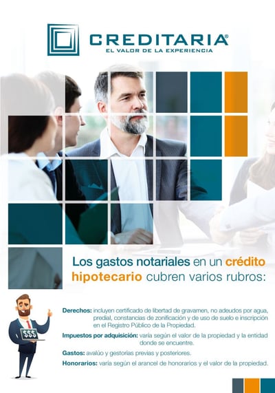 gastos notariales creditaria