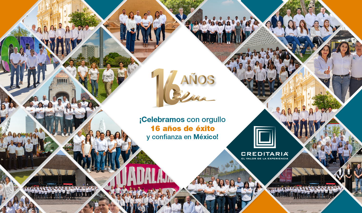 Creditaria México 16 años cumpliendo sueños