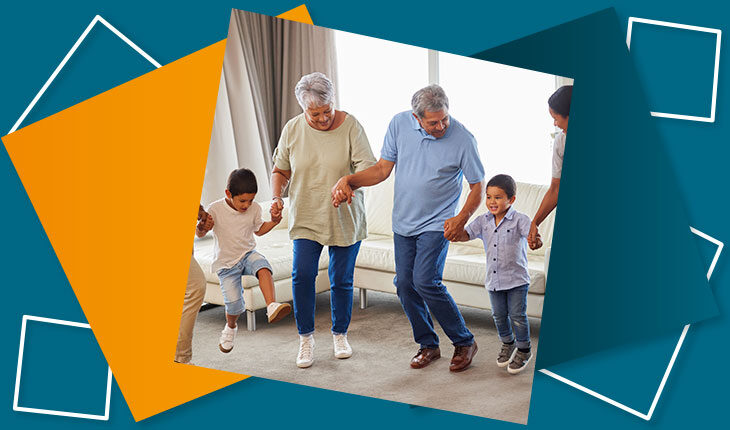 Abuelos pilar de las familias mexicanas